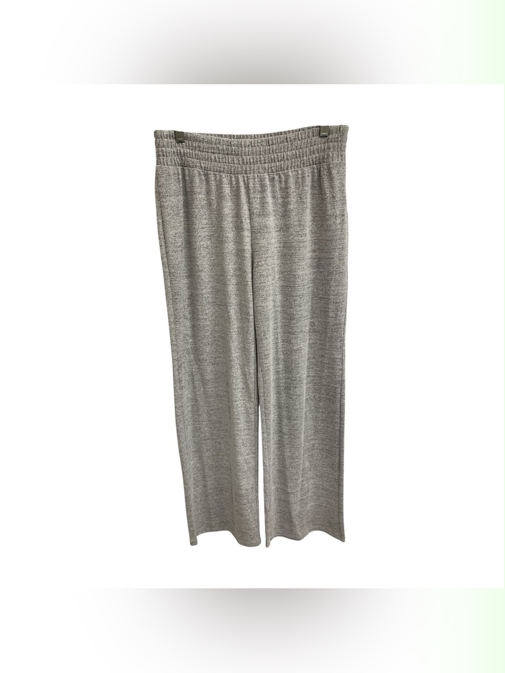GAP Wide-Leg Knit Pants - Light Gray Size M